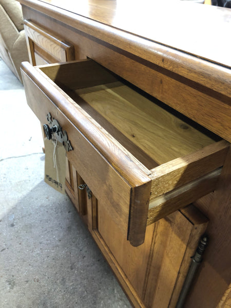 Large Oak Heavy Duty Sideboard