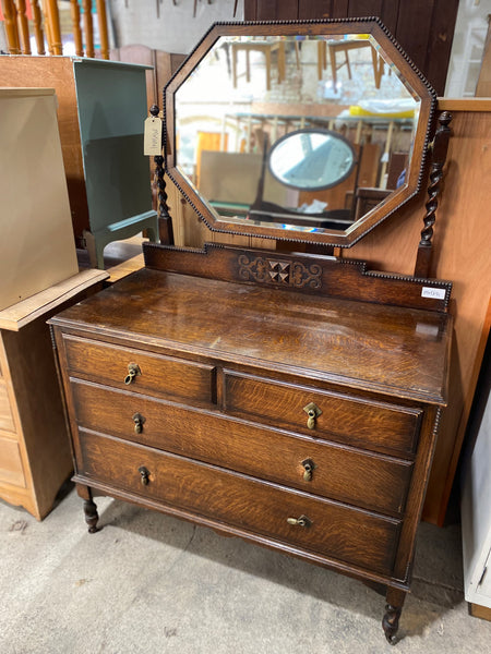 Antique Oak Dressing Chest