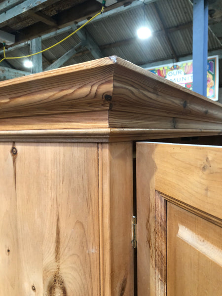 Solid Pine Double Wardrobe - GHC