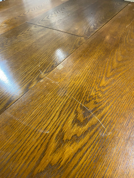 GHC - Ext. Old Charm Style Oak Pedestal Dining Table