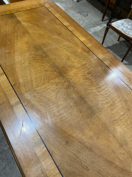 Large Vintage Edwardian Art Deco Dining Table