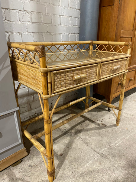 Bamboo Rattan Dressing Table