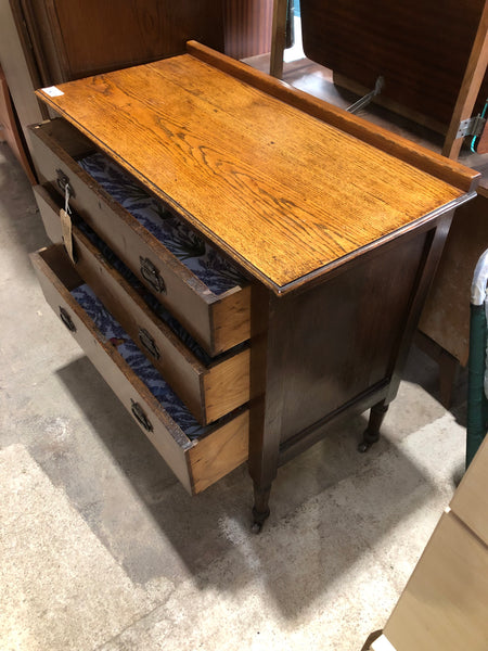 Antique Stained Oak Chest of Drawers