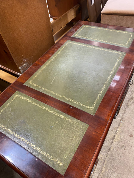 Leather Topped Captain’s Desk
