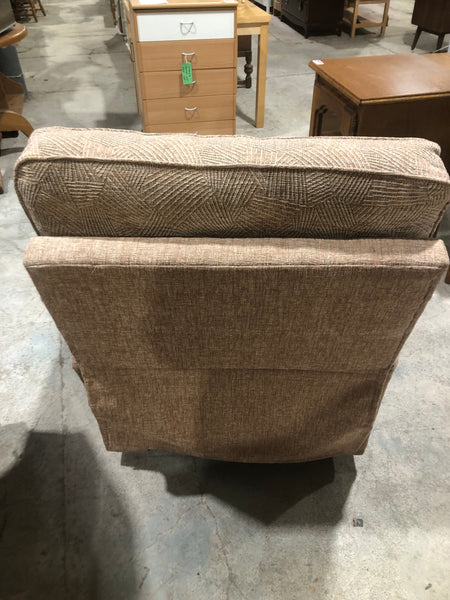Pink/Beige Armchair Recliner