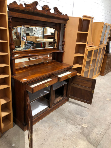 Vintage Arts and Crafts Mahogany Chiffonier