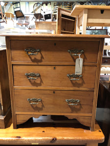 Vintage Rosewood Chest of Three Drawers