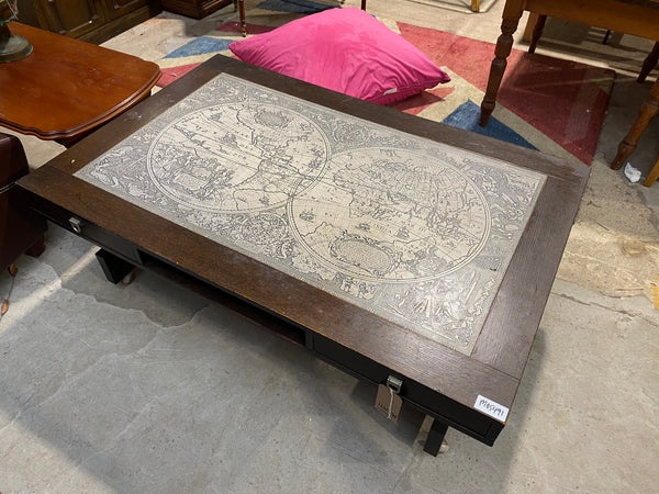 GHC - Scandinavian Metal Map Coffee Table