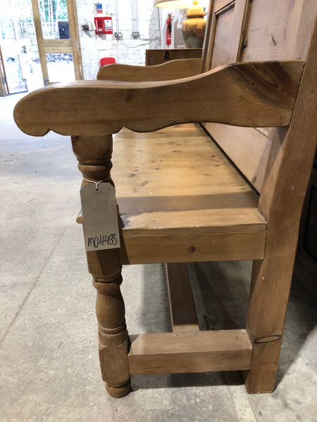 Solid Pine Monks Bench