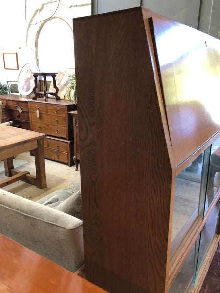 Vintage Bureau Display Bookcase