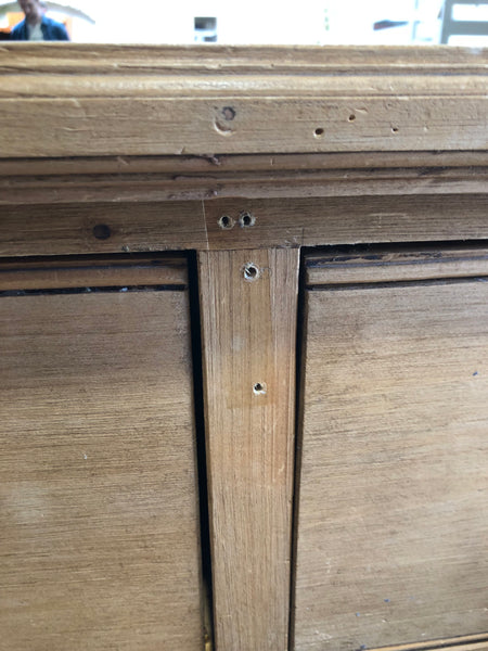 Solid Rustic Pine Large Chest of Drawers