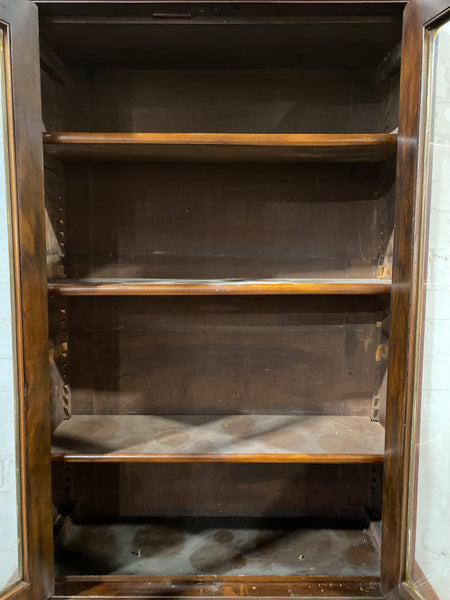 Antique Mahogany Bookcase Cabinet