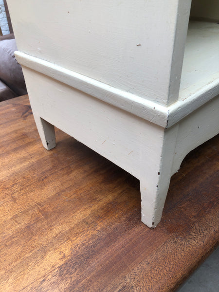 Antique Cream Painted Cupboard