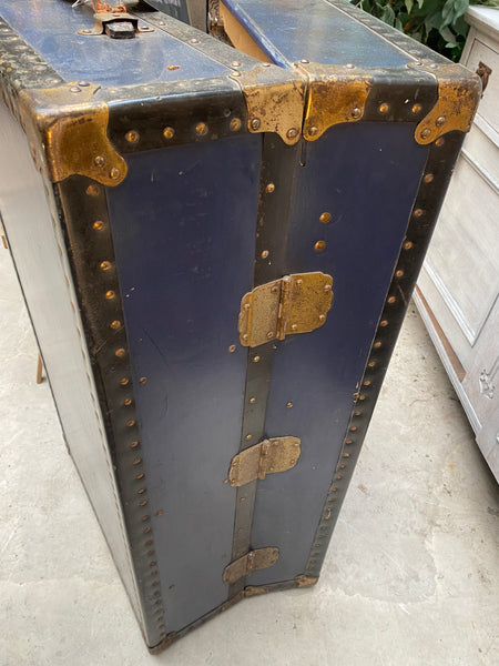 Vintage Wardrobe Steamer Trunk