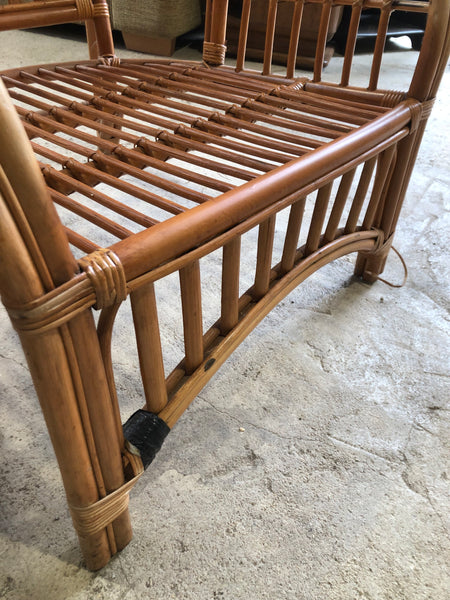 Pair of Bamboo Cane Armchairs