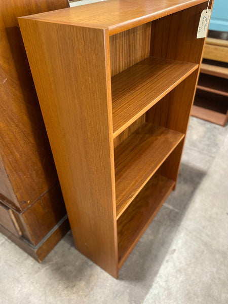 Teak Veneer Bookcase