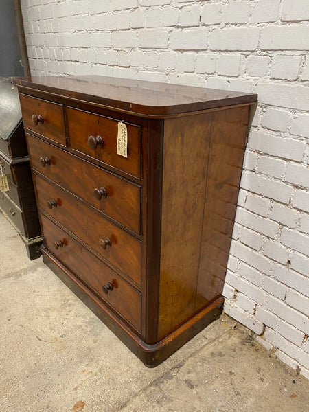 Edwardian Solid Wood Chest of Drawers