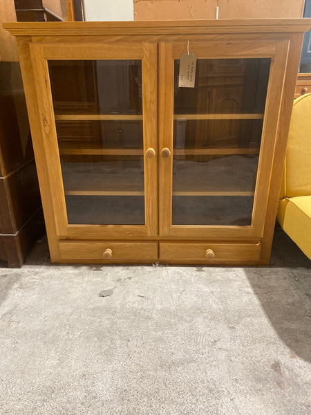 GHC - Oak Display Cabinet With Drawers