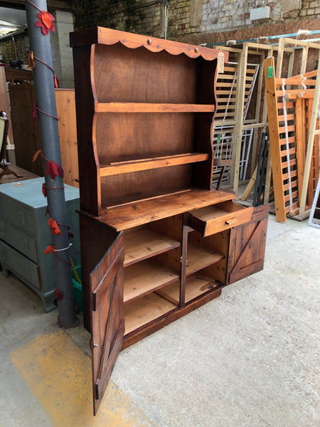 Rustic Stained Pine Dresser - GHC
