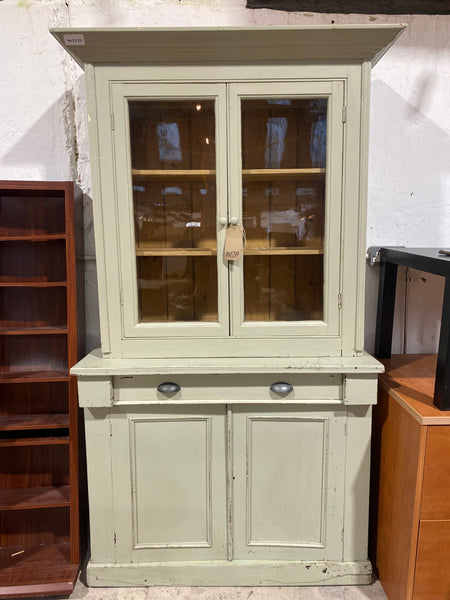Rustic Pine Painted Dresser with Glazed Top