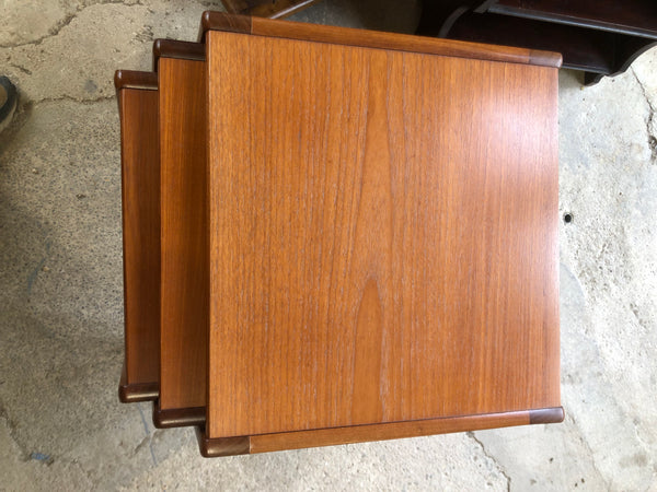 Mid Century Teak Sunelm Nest of Tables