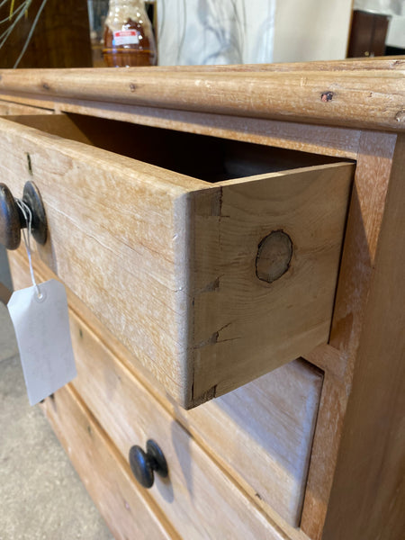 Rustic Pitch Pine Chest of Drawers