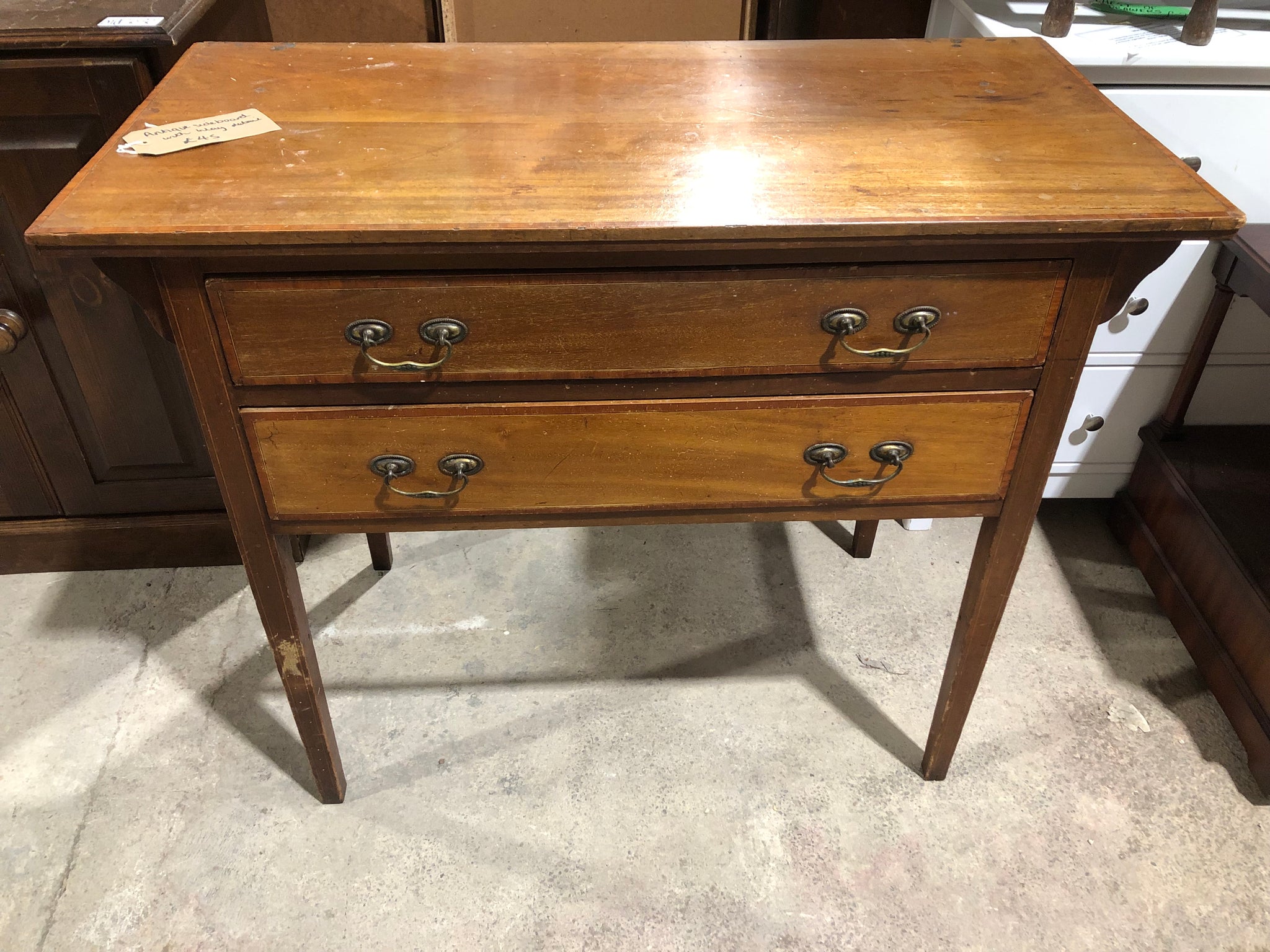 Antique Chest of Drawers with Inlay Detail