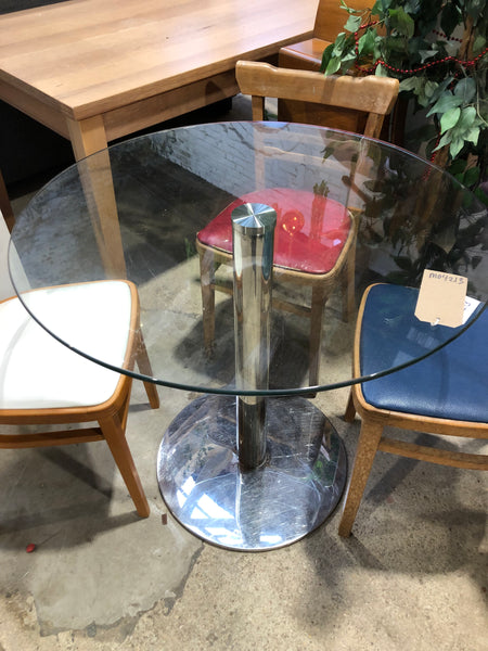 Small Round Glass Dining Table
