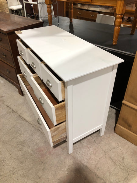 John Lewis White Sideboard/Chest of Drawers
