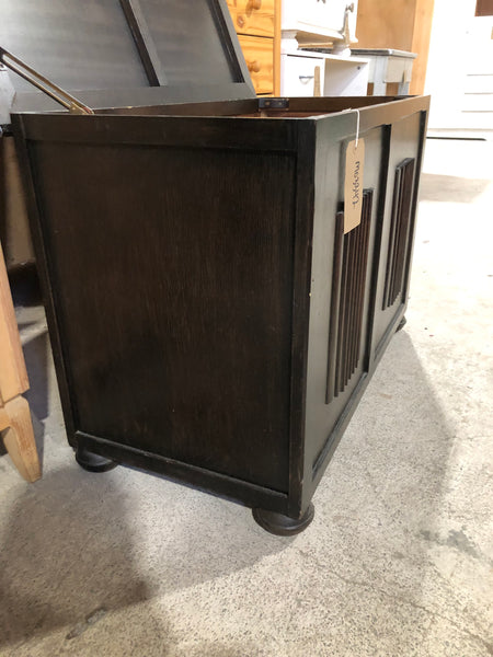 GHC - Vintage Stained Oak Blanket Box