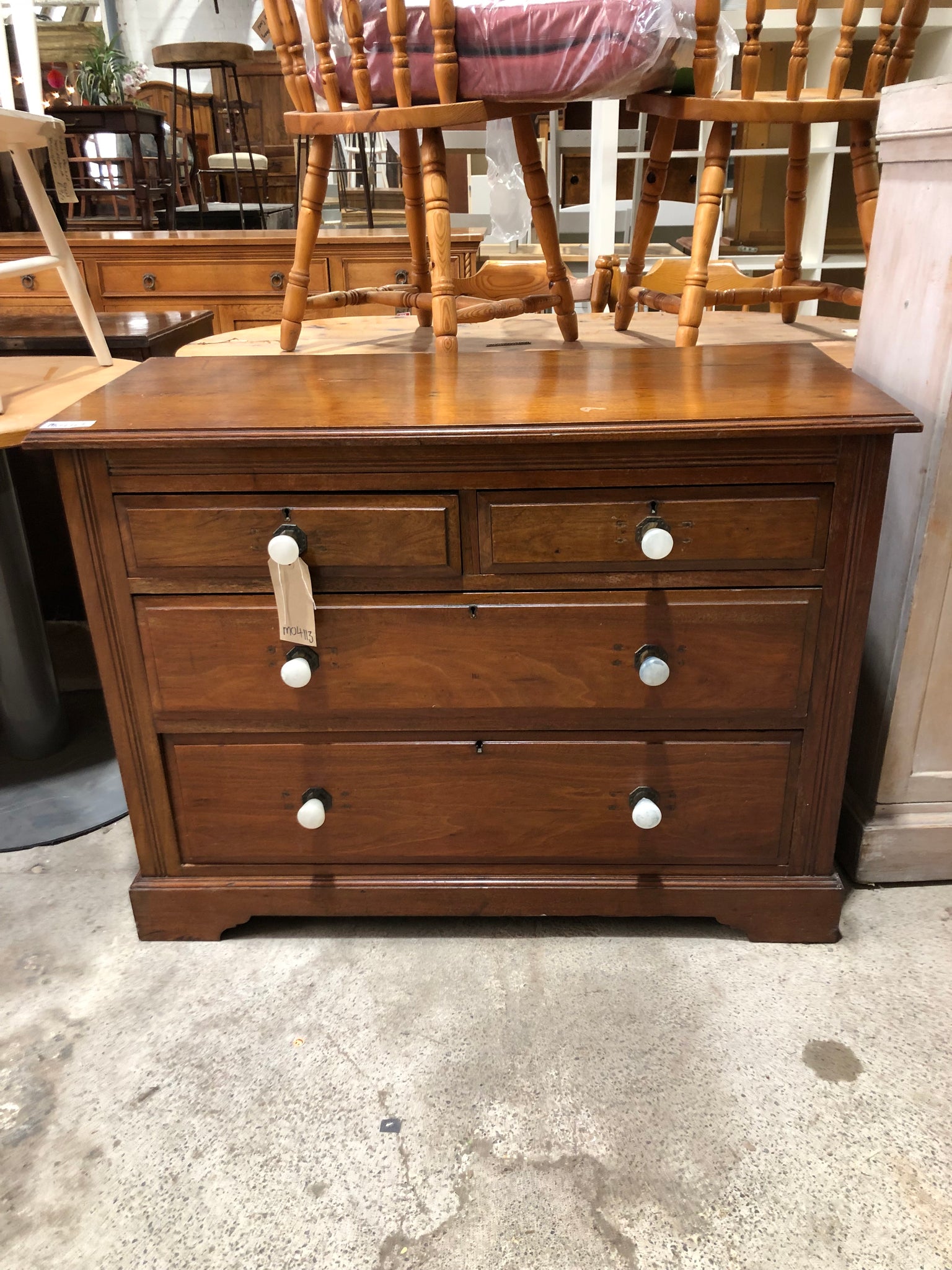Antique Two over Three Chest of Drawers