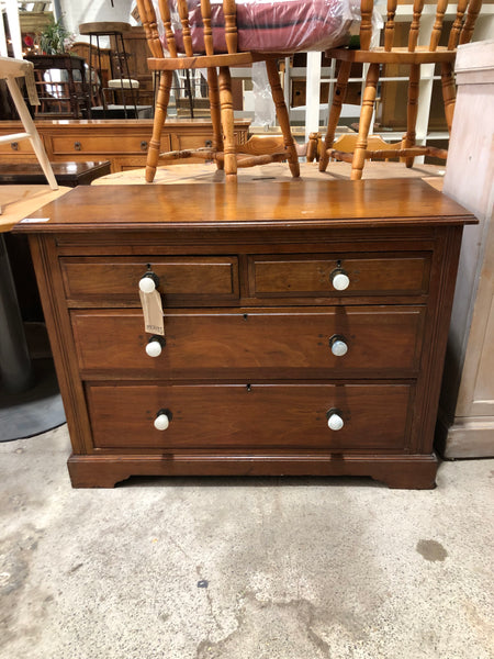 Antique Two over Three Chest of Drawers