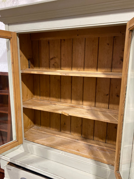 Rustic Pine Painted Dresser with Glazed Top