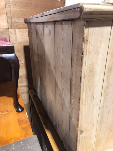 Pitch Pine Two over Two Chest of Drawers