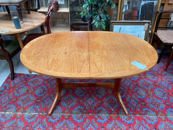 Mid Century Nathan Teak Extending Dining Table