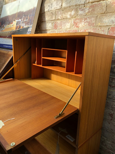Mid Century Compact Bureau and Shelf