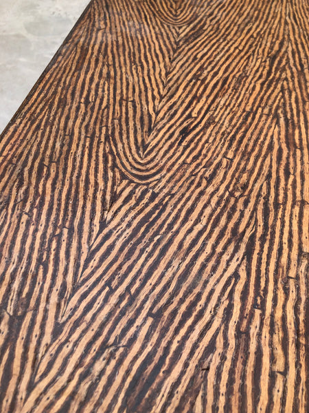 GHC - Metal & Wood Topped Coffee Table