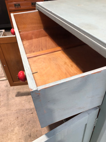 Upcycled Blue Cupboard