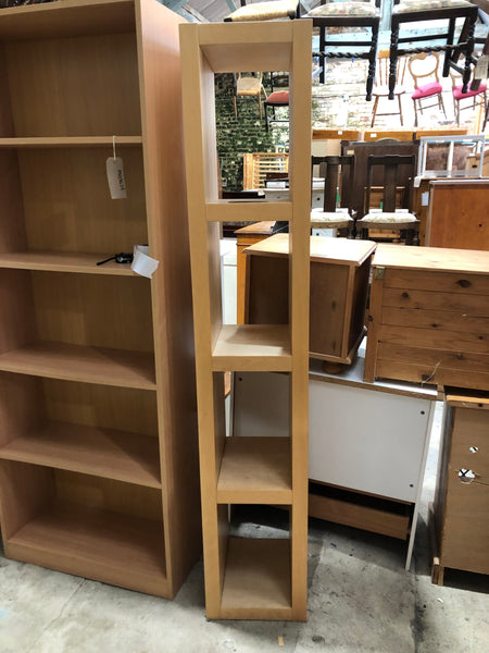 Tall Narrow Open Back Bookshelf