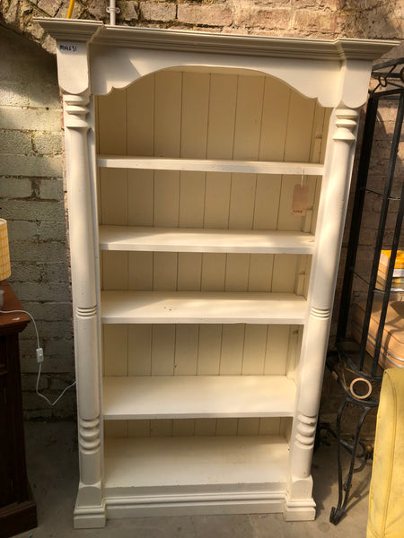 Solid Pine Painted Tall Bookcase
