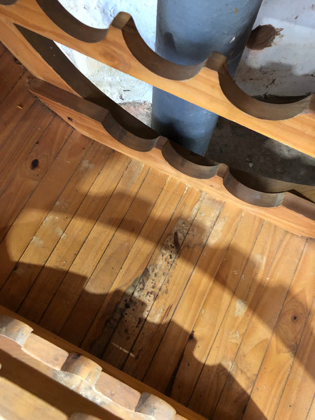 Handmade Wooden Wine Rack