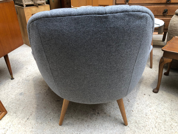 HRC - Grey Bedroom Chair