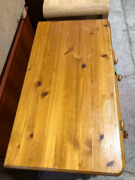 REF - Pine Chest of 4 Drawers