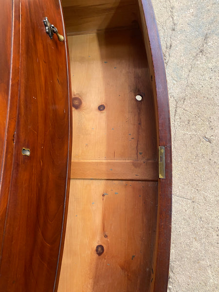 Antique Bow Front Chest of Drawers