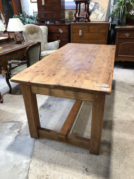 Rustic Farmhouse Solid Pine Dining Table