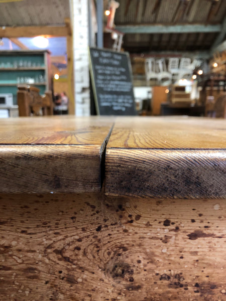 Large Pine Farmhouse Kitchen Table
