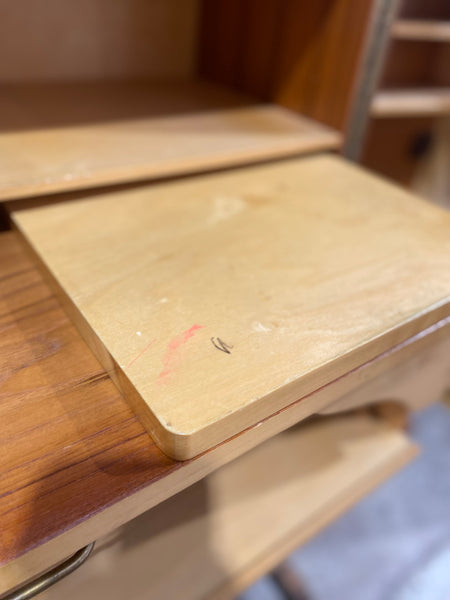 Mid Century Teak Magic Box Desk