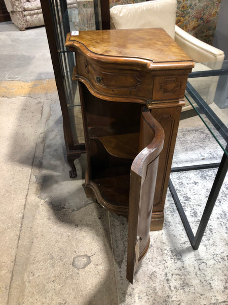 Antique Walnut Low Corner Cupboard