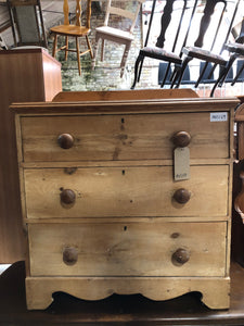 Antique Rustic Pine Chest of Drawers