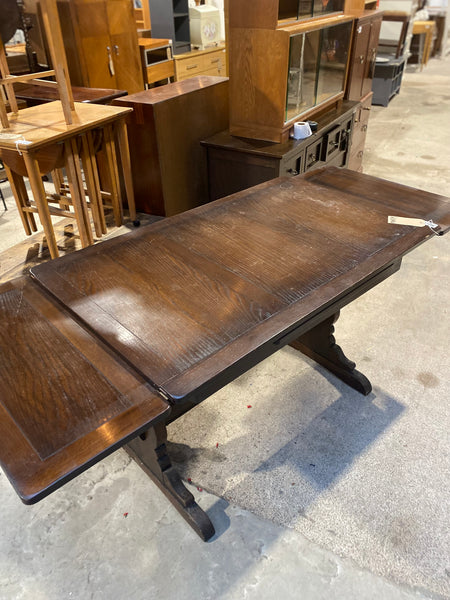 GHC - Dark Oak Draw Leaf Table
